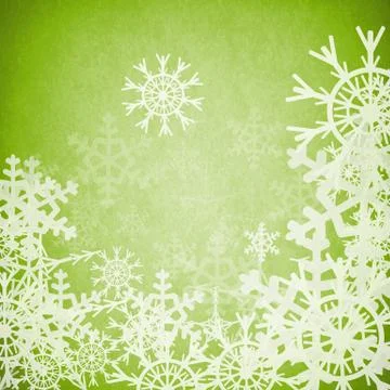 Abstract snowflake background Stock Illustration