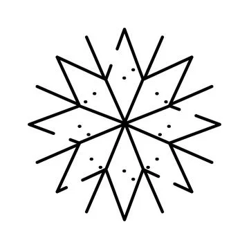 Abstract snowflake geometric pattern winter design 스톡 일러스트