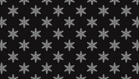 Abstract snowflake seamless Pattern background. Stock-Illustration