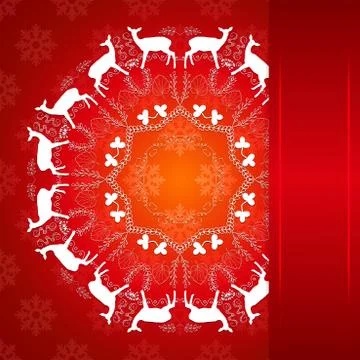 Abstract snowflake vector Stock Illustration