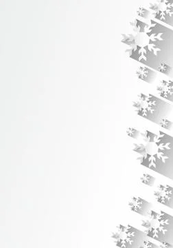Abstract Snowflakes Background Stock Illustration