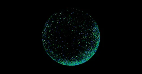 Abstract Snowglobe Green Stock Footage 108203484