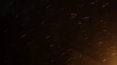 Abstract Snowstorm texture. Falling snow. Light flashes and bokeh. Lens flare. Stock Footage 71075302