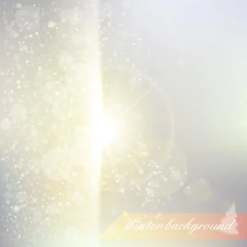 Abstract snowy background Stock Illustration