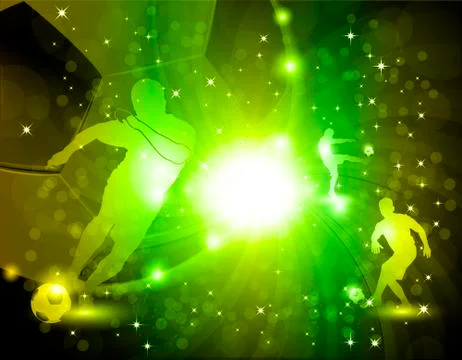 Abstract soccer background eps10 vector illustration Stock Illustration