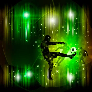 Abstract soccer background eps10 vector illustration Stock Illustration