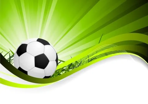 Abstract soccer background Stock Illustration