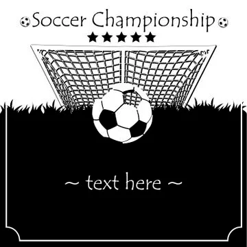 Abstract soccer background Stock-Illustration