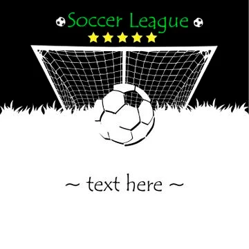 Abstract soccer background Stock Illustration