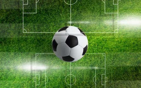 Abstract soccer background Fotos Stock