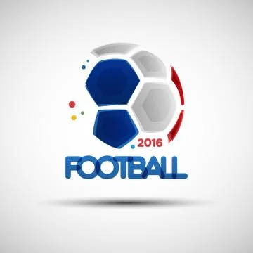 Abstract soccer ball Stock Illustration