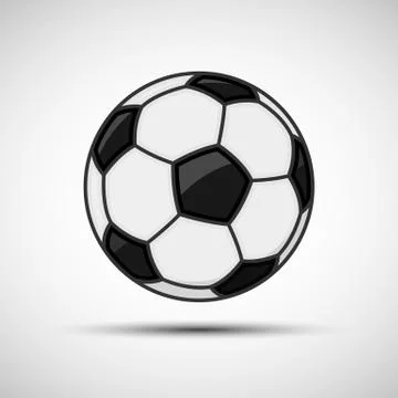 Abstract soccer ball Stock Illustration