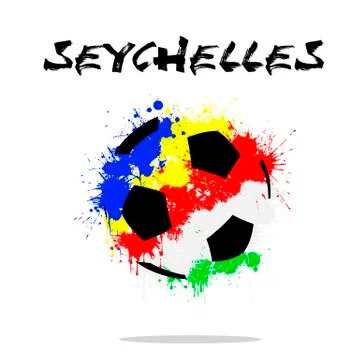 Abstract Soccer ball Stock Illustration
