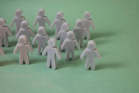 Abstract Social network concept. Stock Photos