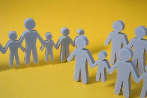 Abstract Social network concept. Stock Photos