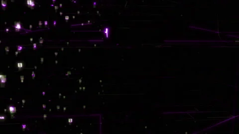 Abstract social network users connection. Big data concept with the flow of men Stock Footage 133912386