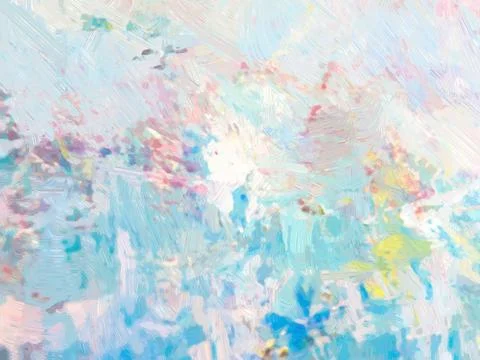 Abstract soft art background, paint strokes. art concept Stock Illustration