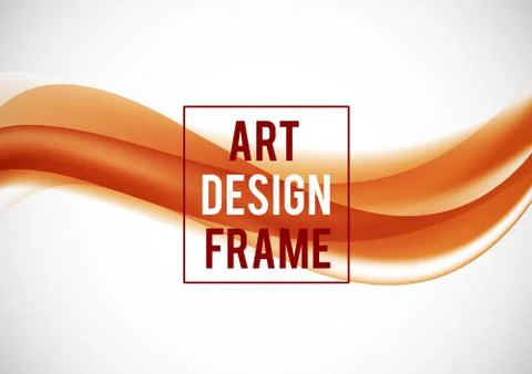 Abstract soft art design template Stock Illustration