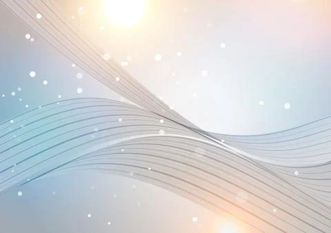 Abstract soft background with striped curve element Stock Illustration