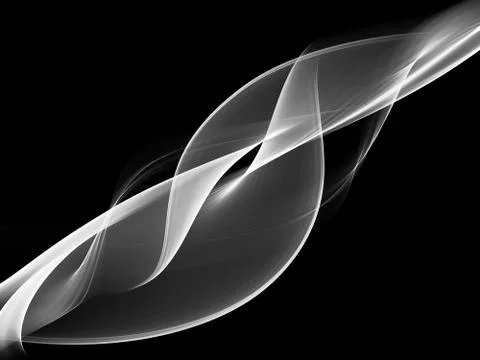 Abstract soft black and white graphics background for design Stock Illustration