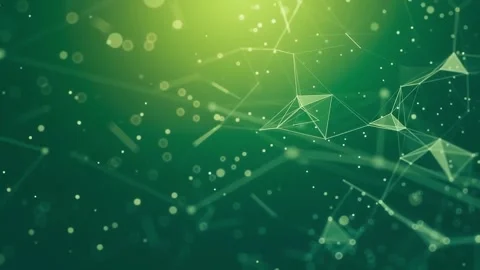 Abstract soft blue and green background with light circles and smooth waves Video stock 345929619
