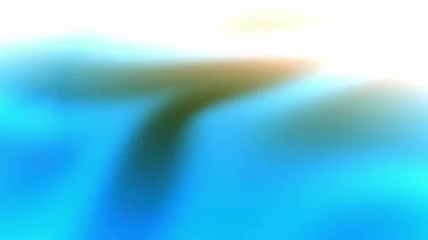 Abstract soft blue and orange light waves motion background Stock Footage 336108541