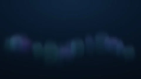 Abstract soft blue and purple bokeh lights on dark background Stock Footage 335938803