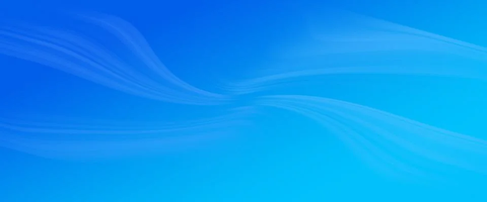 Abstract soft blue background with fluid wavy motion lines 스톡 일러스트