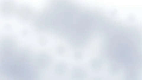 Abstract soft blue circular shapes fading into a pristine white background Video stock 335118172