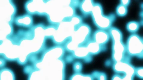 Abstract soft blue defocused blured liquid light motion seamless loop background Video stock 98679500