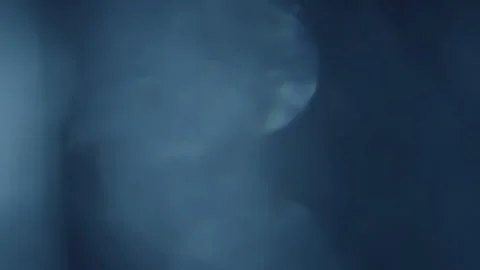 Abstract soft blue light leaks overlay effect Stock-Footage 340607620