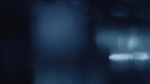 Abstract soft blue light leaks overlay effect Stock-Footage 340609820