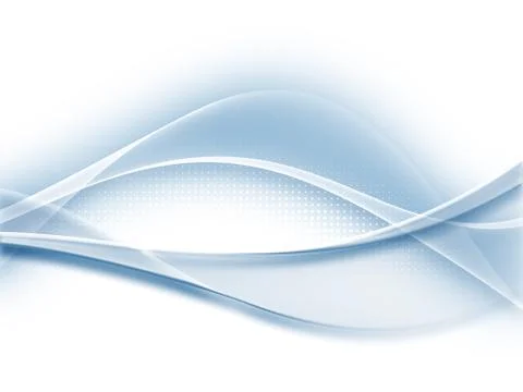 Abstract Soft Blue Wavy Background 스톡 일러스트