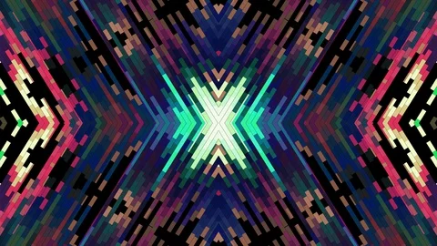 Abstract soft brown color moving diagonal diamond pixel block background Stock Footage 85832760