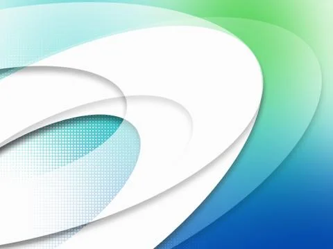 Abstract Soft Color Circle Design Element Illustrazione stock