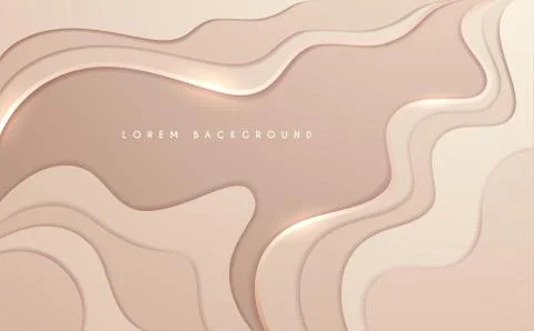 Abstract soft color layered background Stock Illustration