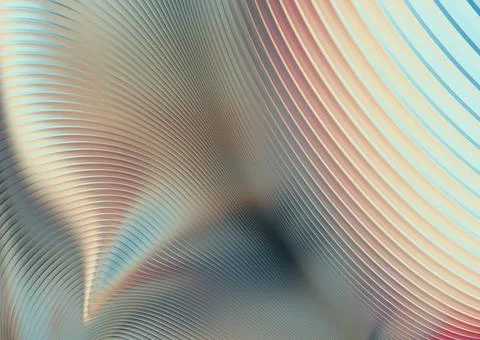Abstract soft color light refraction background, 3d background. Stock Illustration