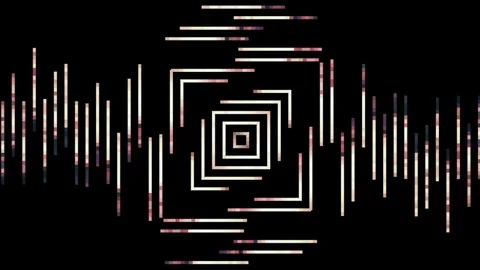 Abstract soft color moving square pixel block background animation New quality Video stock 83917206