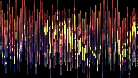 Abstract soft color pixel block background illustration New holiday universal Illustrazione stock