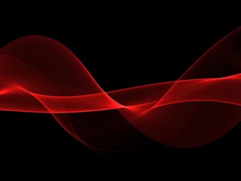 Abstract Soft Color Red Wave Background Illustrazione stock