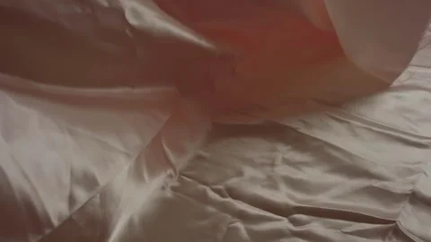 Abstract Soft Focus of Beige Fabric Texture in Dim Light Stock Footage 264149954