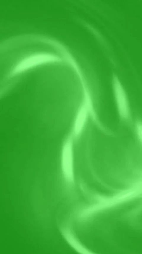 Abstract Soft Glowing Green Wave and Liquid Surface Loopable Motion Stock Footage 348198517