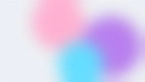 Abstract soft gradient background with glowing blue and violet light colors Video stock 336263561