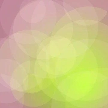 Abstract Soft Gradient Background with Overlapping Translucent Circles in P.. Stock Illustration