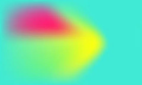 Abstract Soft Gradient Background with Vibrant Mesh Blur in Turquoise, Pink.. Stock Illustration