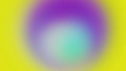 Abstract Soft Gradient Color Blobs on Yellow Background Vídeo Stock 334380428