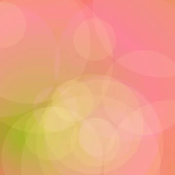 Abstract soft gradient mesh background with overlapping translucent circles.. イラスト素材