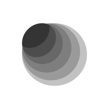 Abstract soft gradient shadows overlaying minimal design Stock Illustration