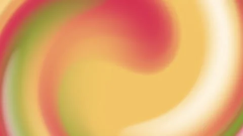 Abstract Soft Green and Orange Liquid Swirl Background Vídeo Stock 335795023
