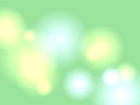 Abstract Soft Green Bokeh Background with Ethereal Light Leaks and Dreamy P.. Stock Illustration